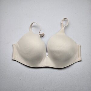 Victoria's Secret Women Bra 34B Beige IPEX T Shirt Wireless Strap